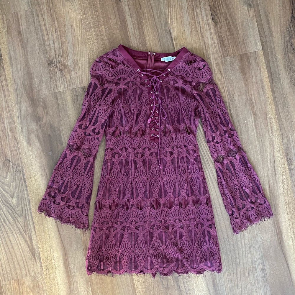 SOLD Nasty Gal Glamorous Lave Dress